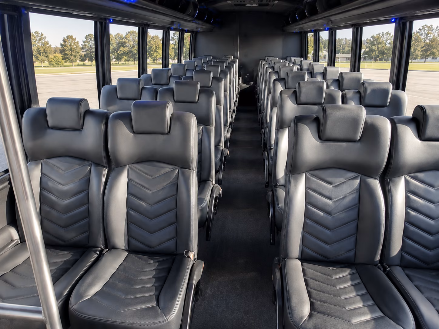 20 passenger minibus interior