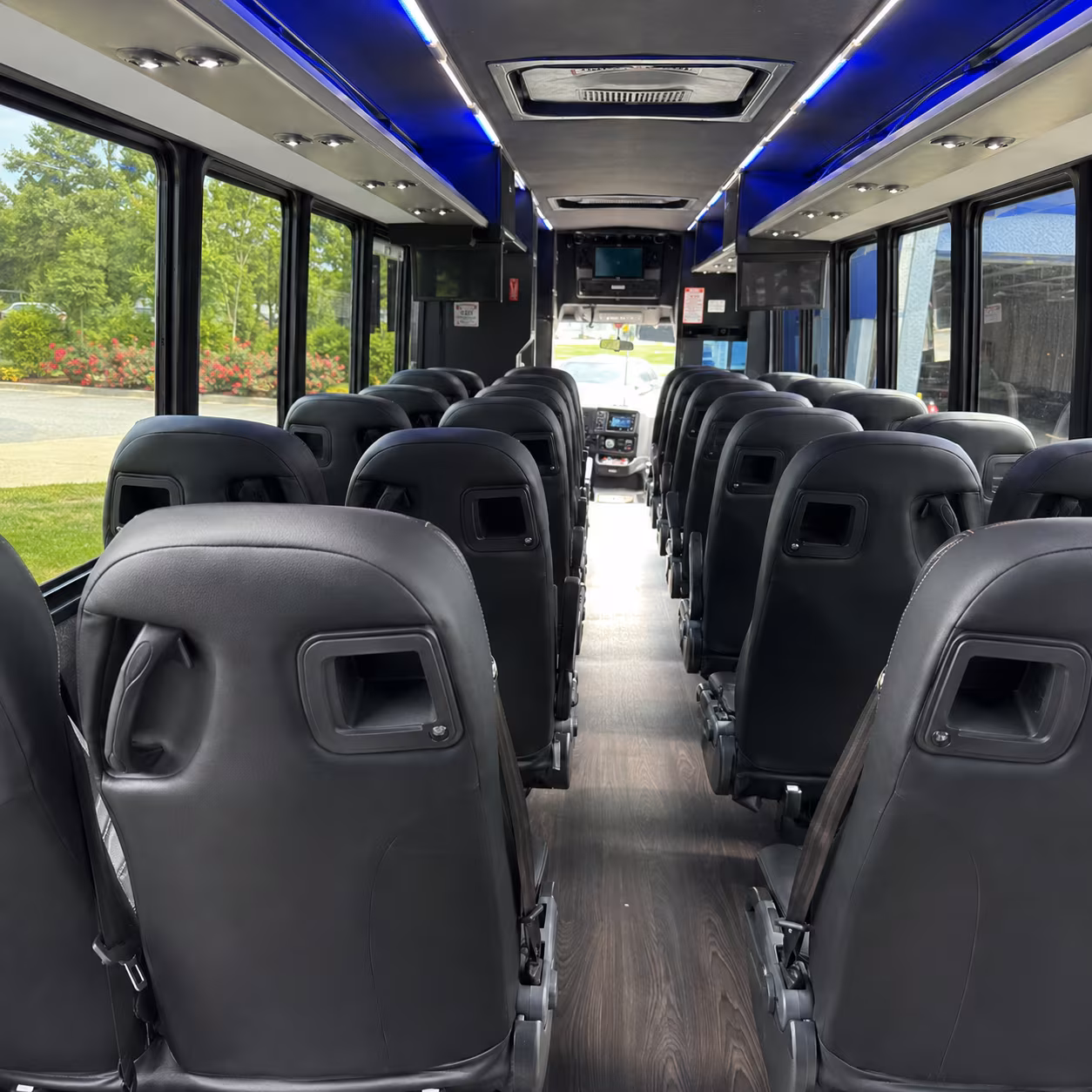 35 passenger minibus inside