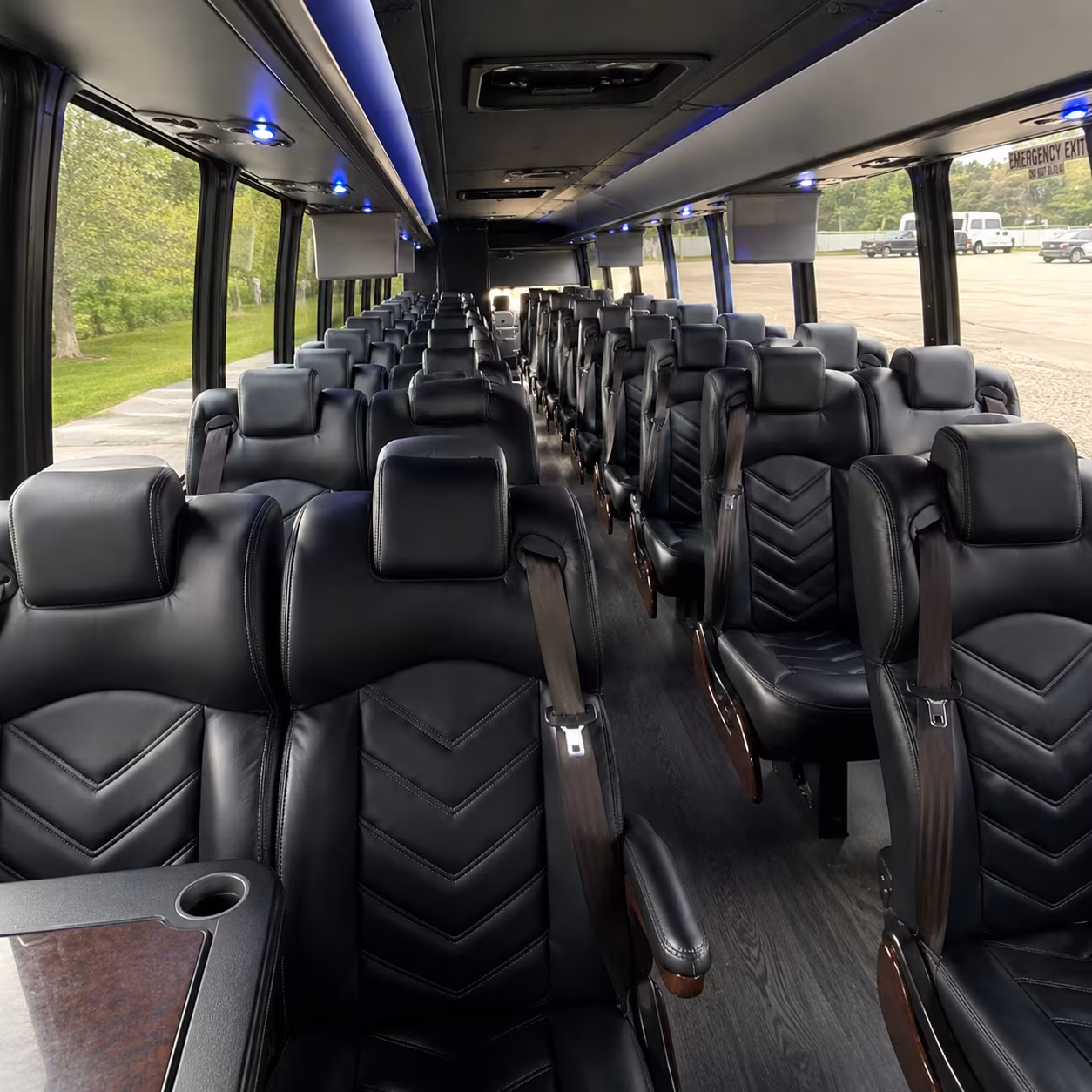 35 passenger minibus interior