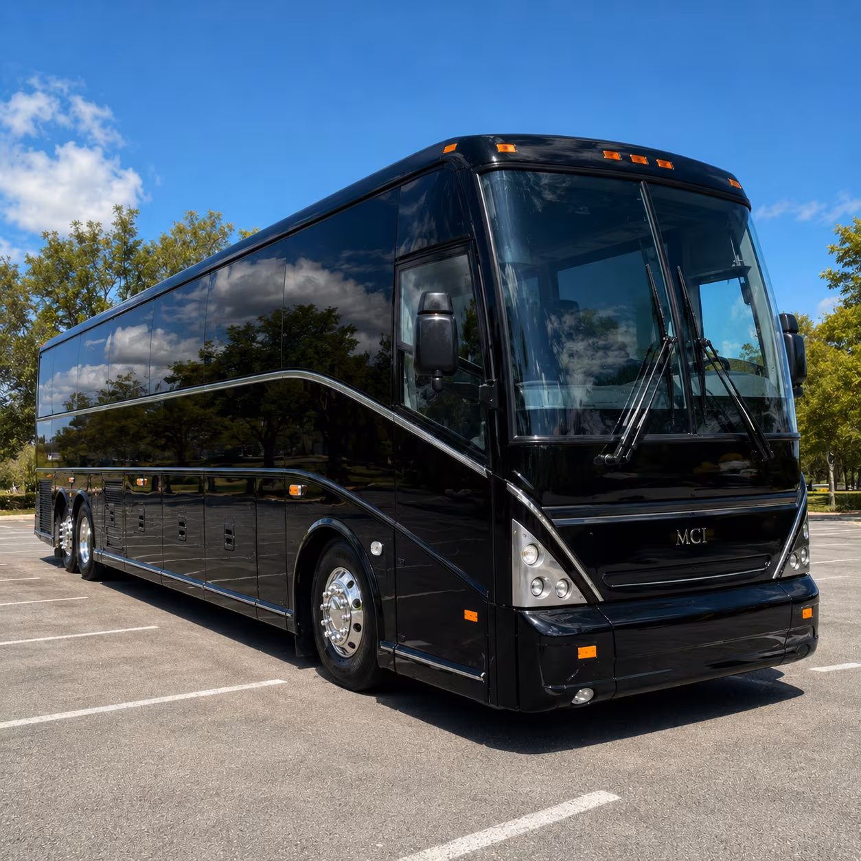 56 passenger charter bus