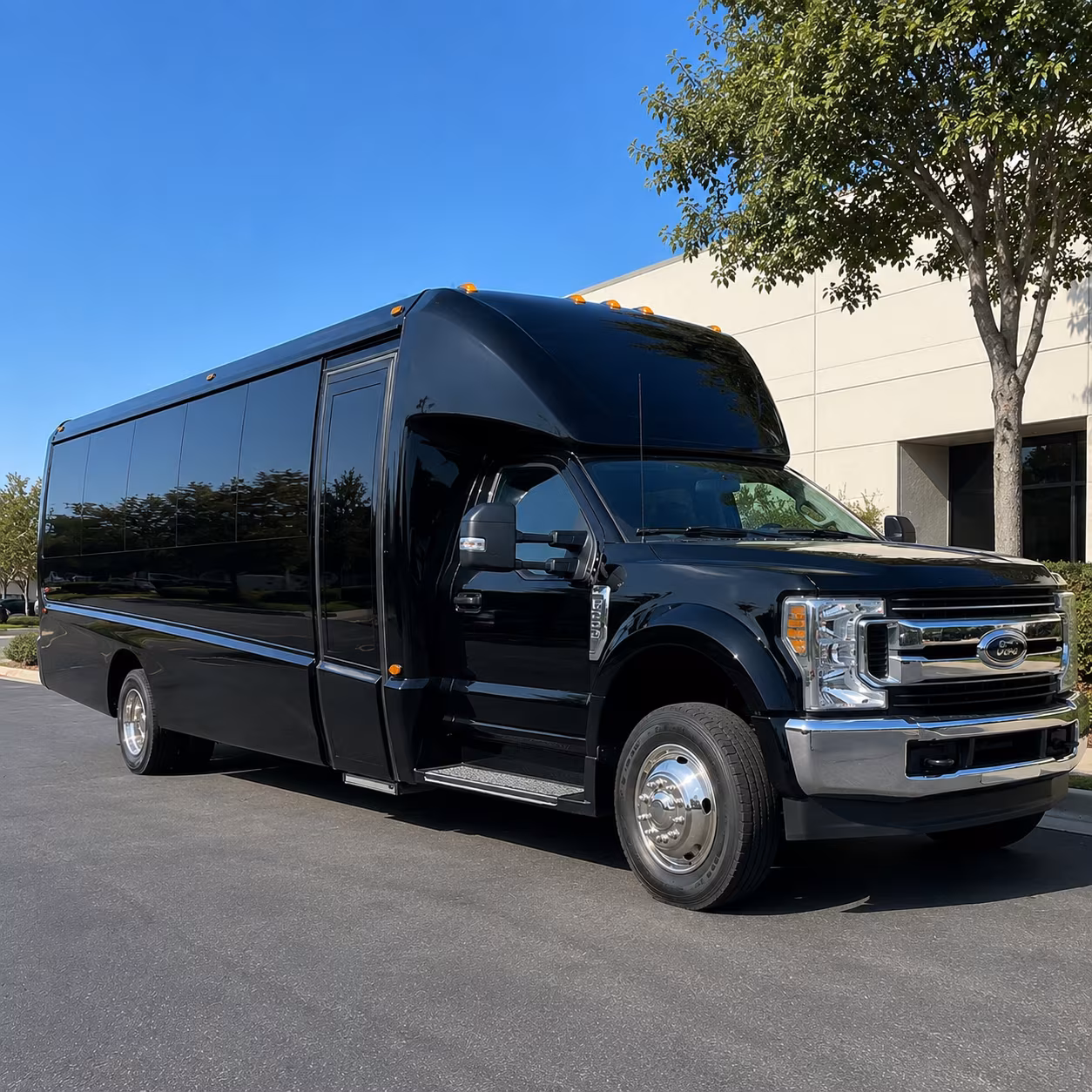 bus rentals for large wedding parties across jefferson parish
