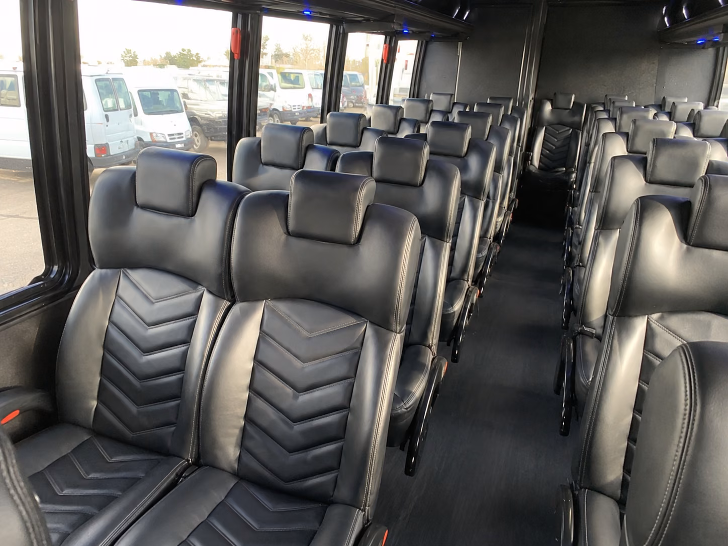 kenner 18 passenger minibus interior