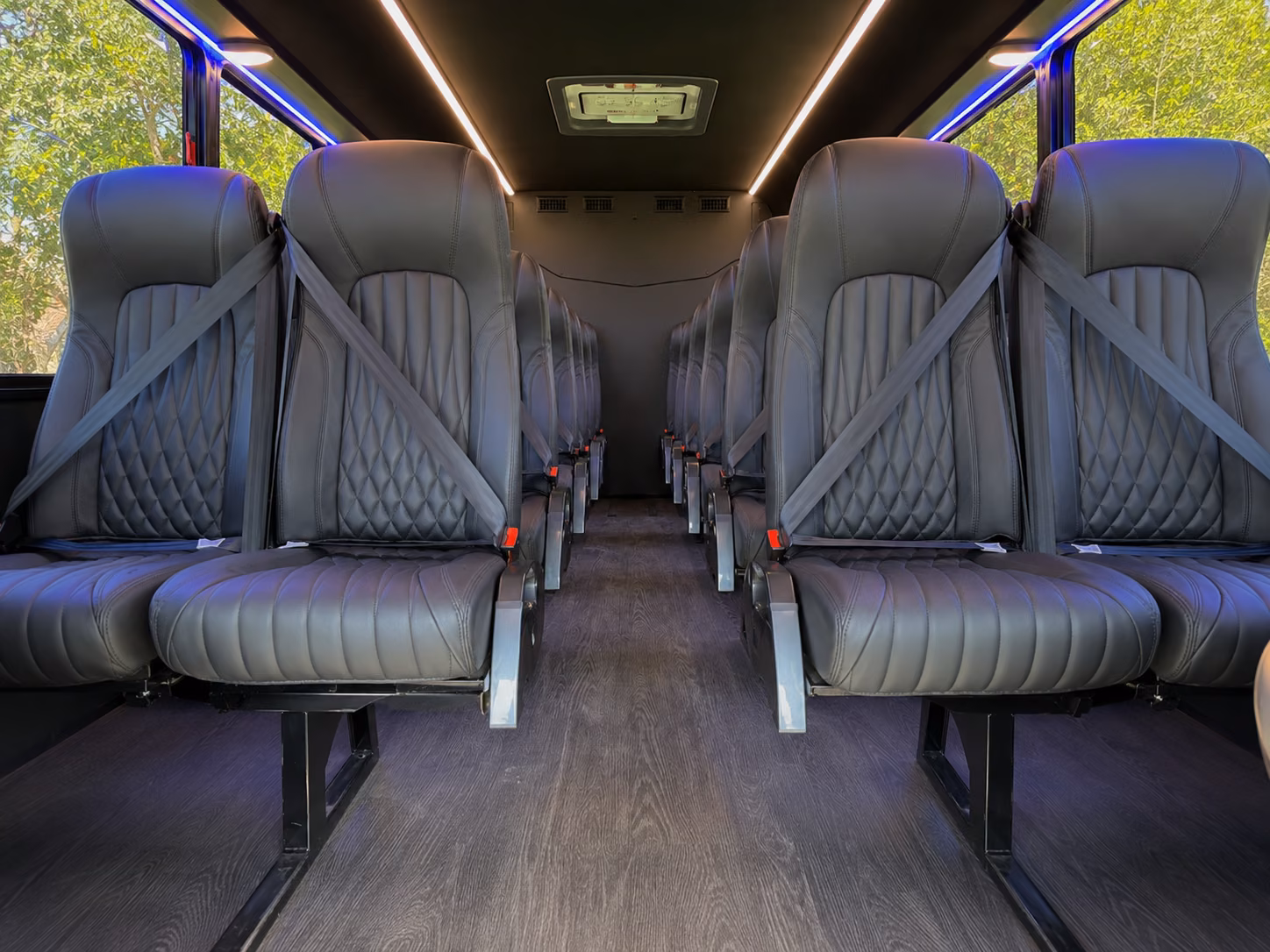 kenner 20 passenger minibus inside