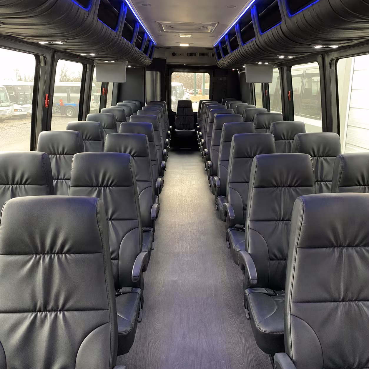 kenner 25 passenger minibus inside