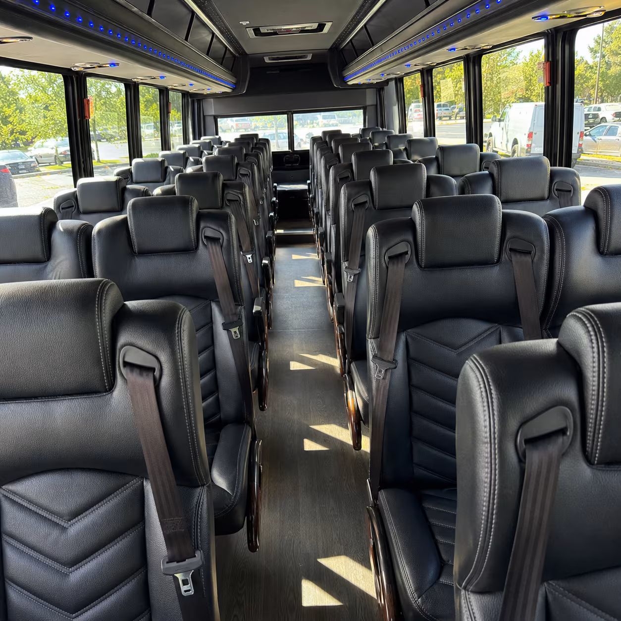 kenner 28 passenger minibus inside