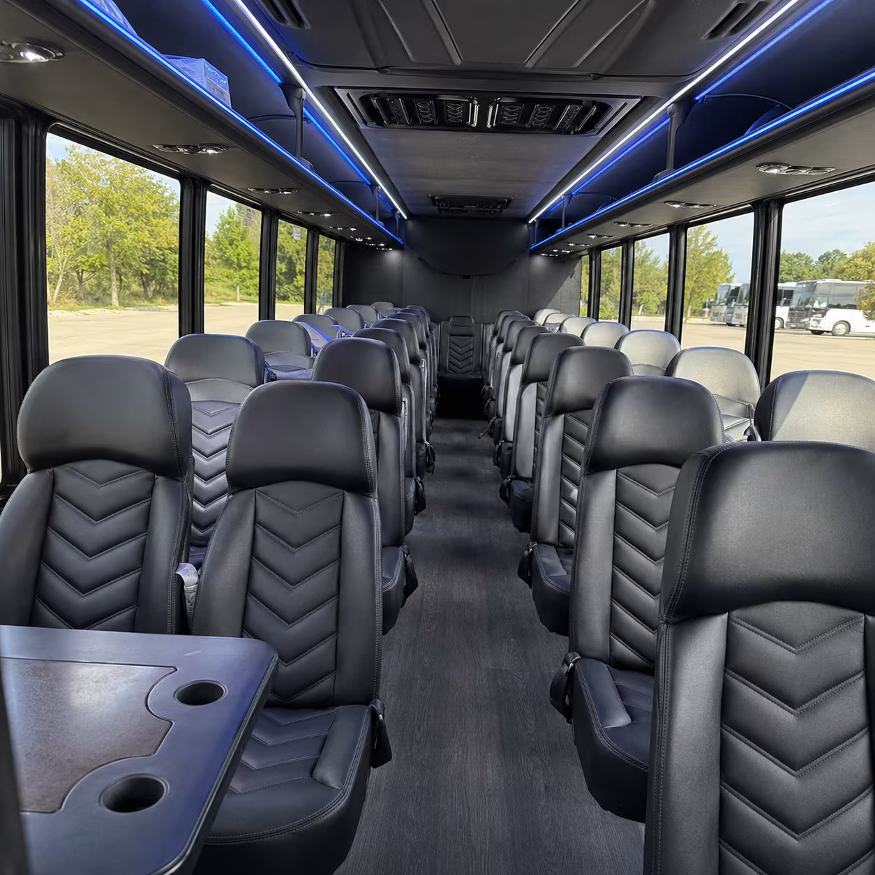 kenner 28 passenger minibus interior