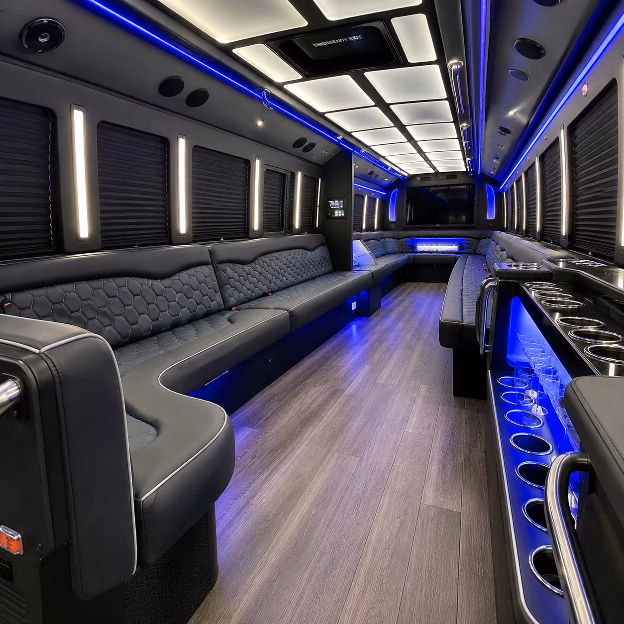 kenner party bus interior