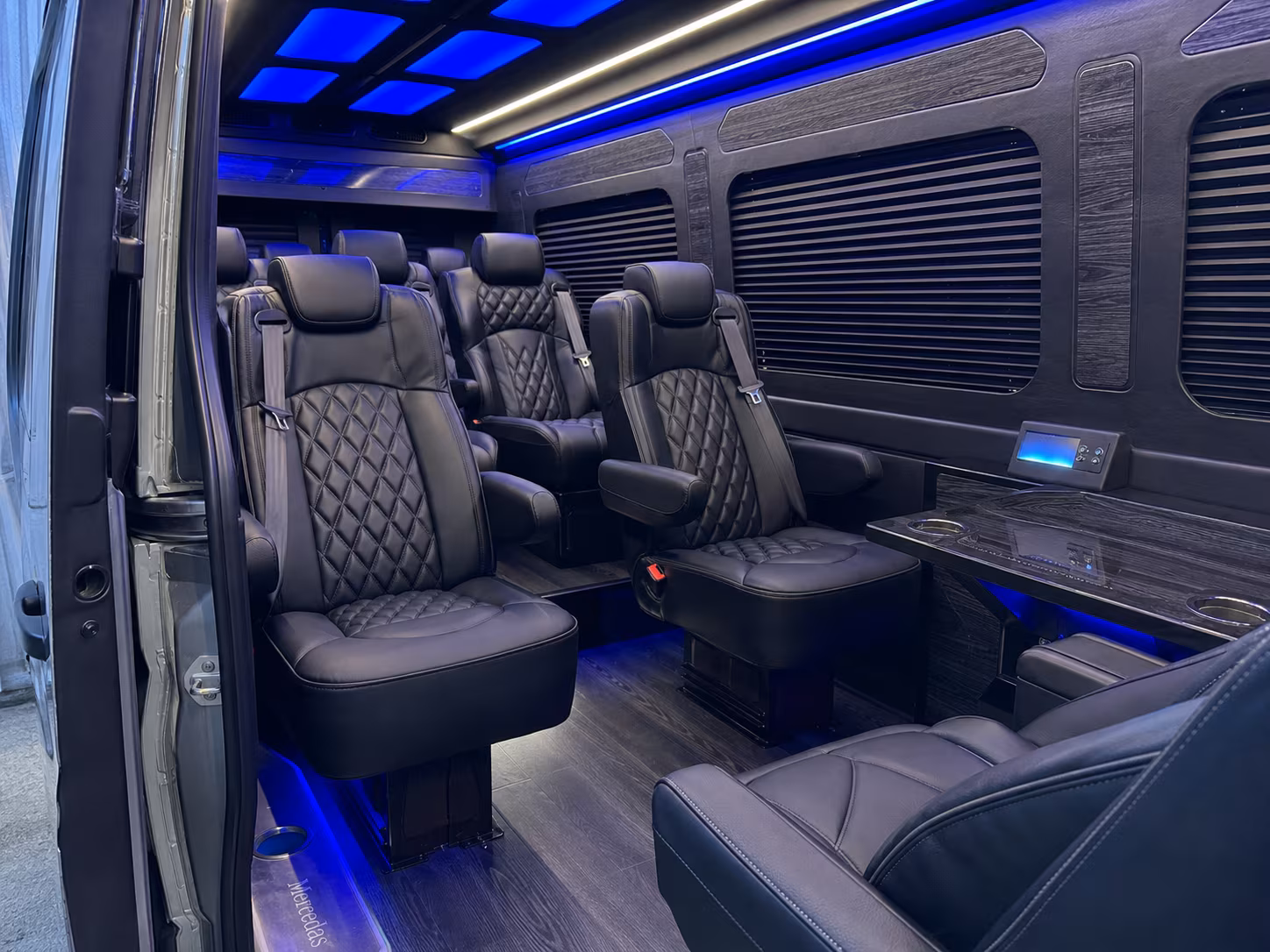sprinter van transportation for groups and events across kenner